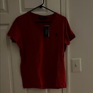 Polo by Ralph Lauren Women's Classic Red Tee